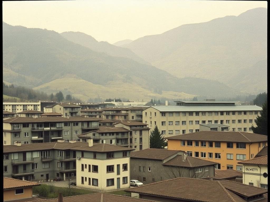 Ivrea & territorio — immagine d'archivio Olivetti